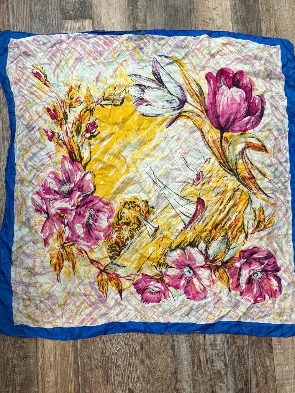 vintage scarf large